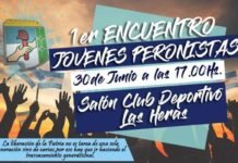 1ER. ENCUENTRO DE JÓVENES PERONISTAS EN LAS HERAS