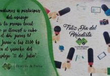 AGASAJO A LA PRENSA LOCAL POR EL “DIA DEL PERIODISTA”