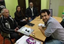 El Intendente Carambia se reuniò con miembros del Club de Leones