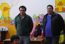 El Intendente Carambia recorre instituciones educativas