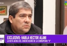 Héctor Alani, dueño del avión en el que se habrían llevado bolsos con dinero.