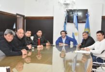 Carambia y Claudio Vidal acuerdan trabajos en conjunto en Las Heras