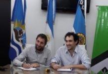 Firma de convenio entre Municipio y Naciòn