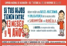 CAMPAÑA NACIONAL DE VACUNACIÓN 《Del 01 de Octubre al 30 de Noviembre de 2018》