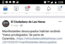 Aclaran sobre una publicaciòn de “el ciudadano de las heras”